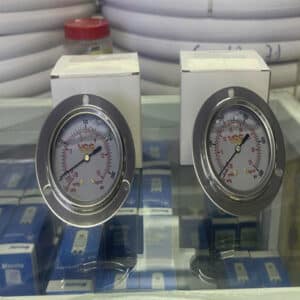 Đồng hồ báo áp suất cao thấp chân sau